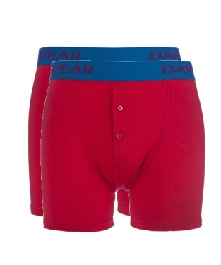 Heren 2 st bamboe Boxer Rood